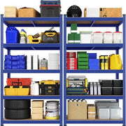 180cm H Heavy-Duty 5-Tier Steel Shelving Unit Garage Storage Shelf Rack by Yaheetech