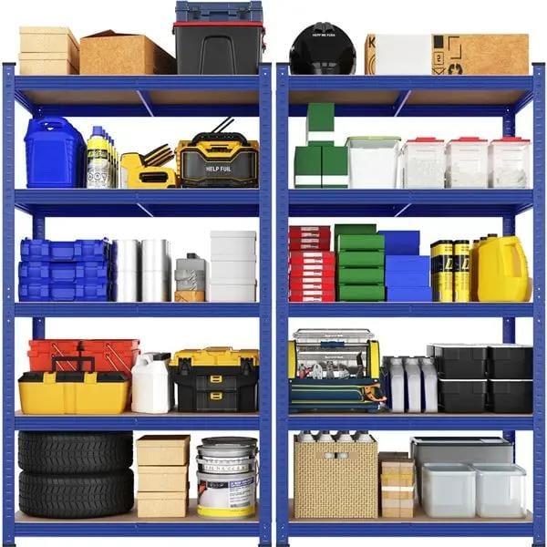 180cm H Heavy-Duty 5-Tier Steel Shelving Unit Garage Storage Shelf Rack by Yaheetech