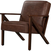 Yaheetech Mid-Century Faux Leather Accent Chair – Retro Lounge Armchair Mid-Century Faux Leather Accent Chair – Retro Lounge Armchair