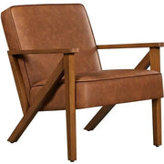 Yaheetech Mid-Century Faux Leather Accent Chair – Retro Lounge Armchair Mid-Century Faux Leather Accent Chair – Retro Lounge Armchair