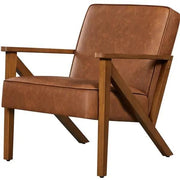 Yaheetech Mid-Century Faux Leather Accent Chair – Retro Lounge Armchair Mid-Century Faux Leather Accent Chair – Retro Lounge Armchair