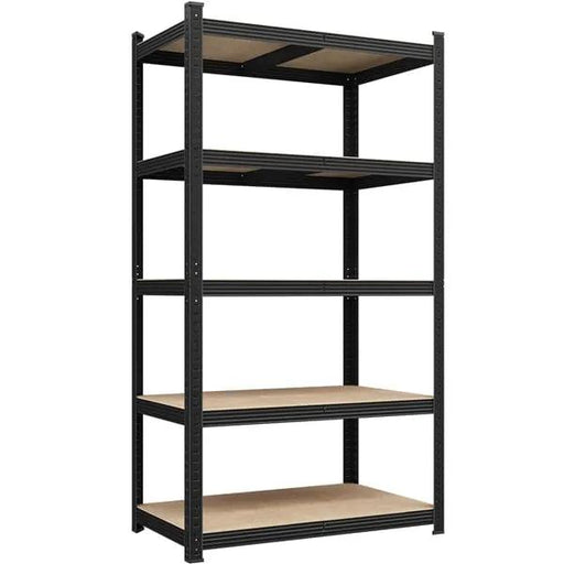 Yaheetech Five Tier Garage Shelving Unit 180cm Boltless Metal Storage Rack Yaheetech Five Tier Boltless Shelving Unit 180cm