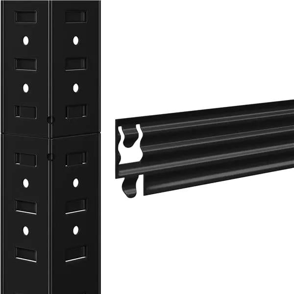 Yaheetech Five Tier Garage Shelving Unit 180cm Boltless Metal Storage Rack Yaheetech Five Tier Boltless Shelving Unit 180cm