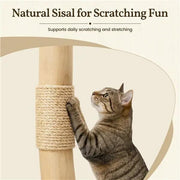 Yaheetech 104 cm Cat Tree with Pear Wood Posts and Jute Scratching Surface 104 cm Cat Tree with Pear Wood Posts and Jute Scratching Surface