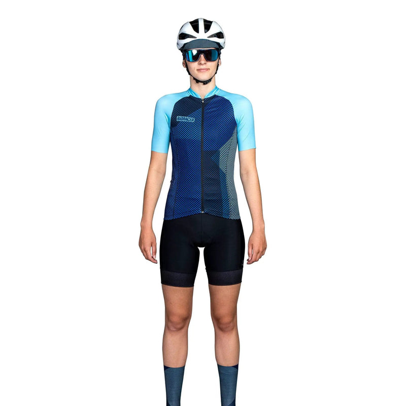 Bioracer Vesper Blitzz Womens Jersey Blue by Euro Cycling NZ