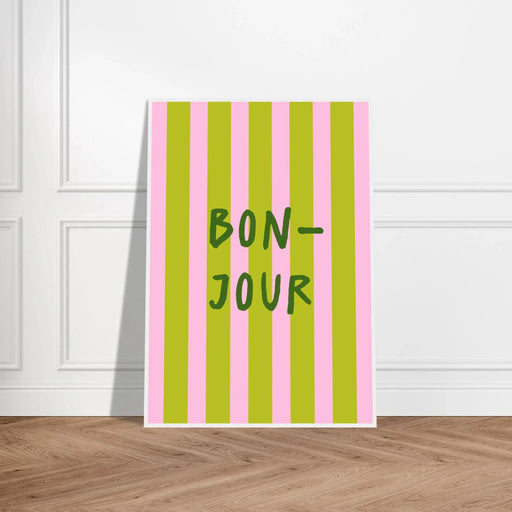 Bonjour by Blank Wall Print Shop
