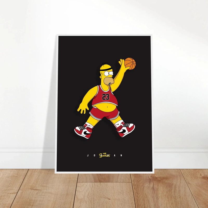 Homer x Jordan Limited Edition by Blank Wall Print Shop