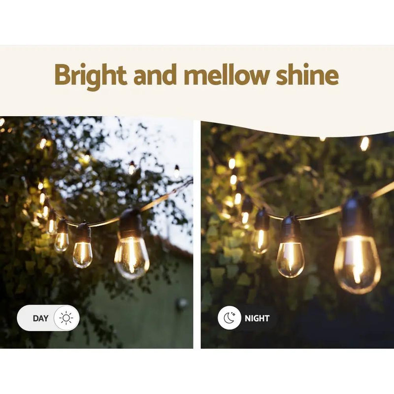 SportZone.co.nz Occasions > Christmas > Outdoor Decorations & Lights 59m Festoon Lights Christmas Fairy String Lights Outdoor Party Garden Decor 59m Festoon Lights Christmas Fairy String Lights Outdoor Party Garden Decor