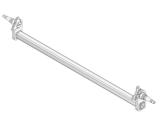 Drop Beam Axle - Disc Braked - 1750kg - Galvanised, showing detailed design and components.