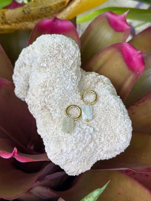 Ripeka Moana Gold Huggies by Tahana Jewellery