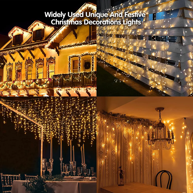 300LED 8 Modes Garden Solar Light Fairy String Lights by salelink.co.nz