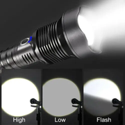 XHP90 3000LM Tactical 3 Mode Zoom Flashlight LED Hunting Torch by salelink.co.nz