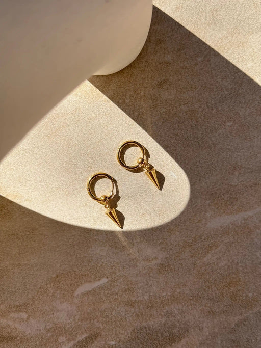 Tahana Jewellery Earrings Wero Ngira Gold Huggies Wero Ngira Gold Huggies