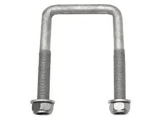 Square U-Bolt - M12 x 76 x 100mm - Grade 8.8 - Nuts Included by Trojan