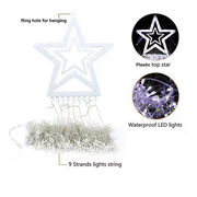 Christmas Lights Outdoor Waterfall Light Decoration by salelink.co.nz
