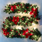 Christmas Fireplace Tree Wreath Garland by salelink.co.nz