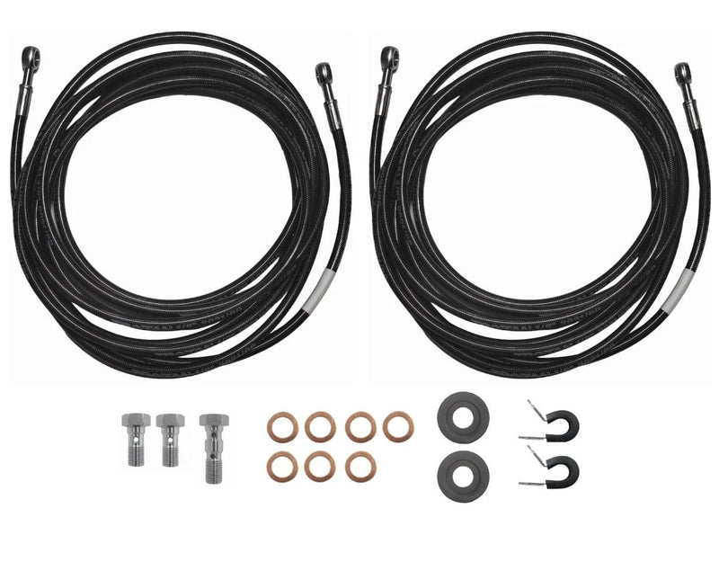 S/S Teflon Hose Kit - Banjo to Banjo - 2x4.5m by Trojan