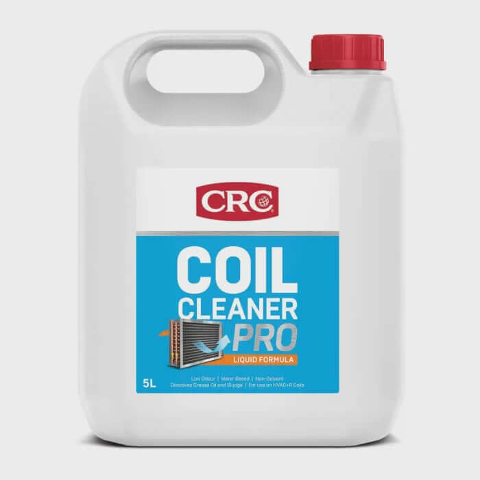 5L CRC Coil Cleaner Pro 1752428 - industrial-strength foaming cleaner for air conditioning coils.