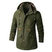 Men's Plus Size Hooded Windbreaker Jacket - Lightweight Outdoor Wind Jacket | Extended Sizes by Mead's Supply & Equipment Outfitters limited