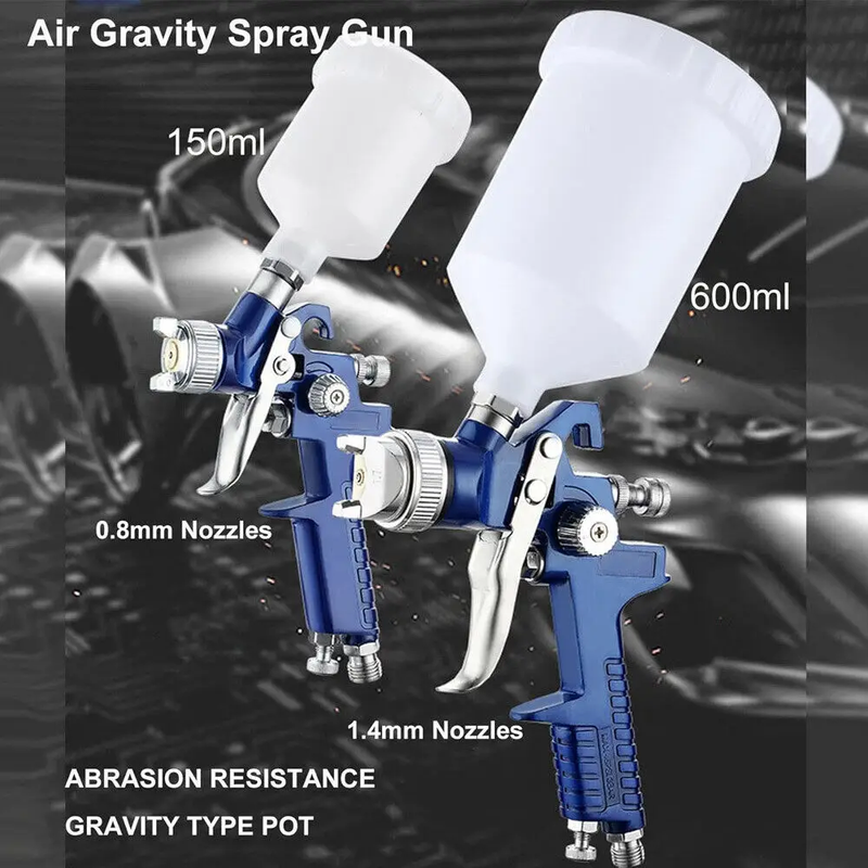 2PCS Paint Spray Gun Kit by salelink.co.nz