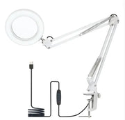 g8buynz g8buynz 5X Magnifying Lamp with Big Clamp 3 Adjustable LED Light 10 Brightness Magnifier 5X Magnifying Lamp with Big Clamp 3 Adjustable LED Light 10 Brightness Magnifier