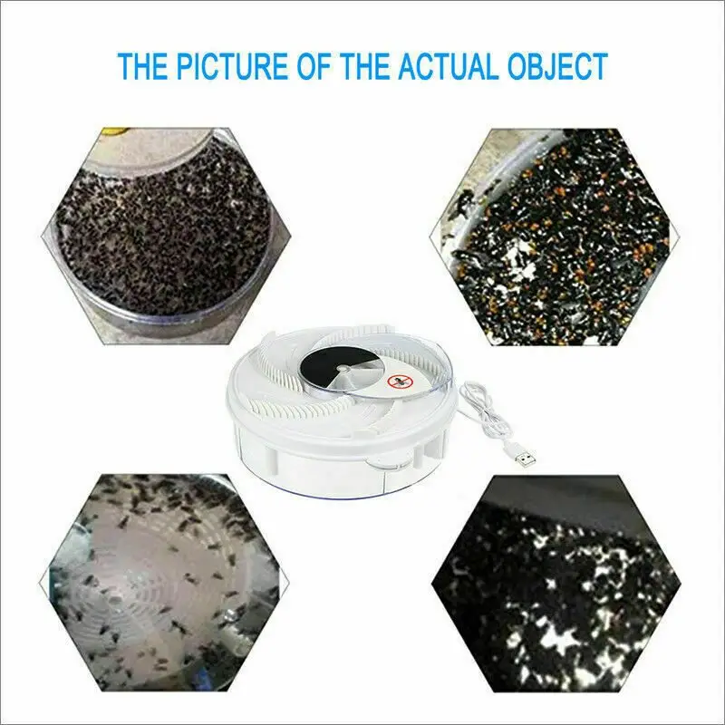 Fly Trap Electric Device with Trapping Food USB Cable Insect Killer by salelink.co.nz