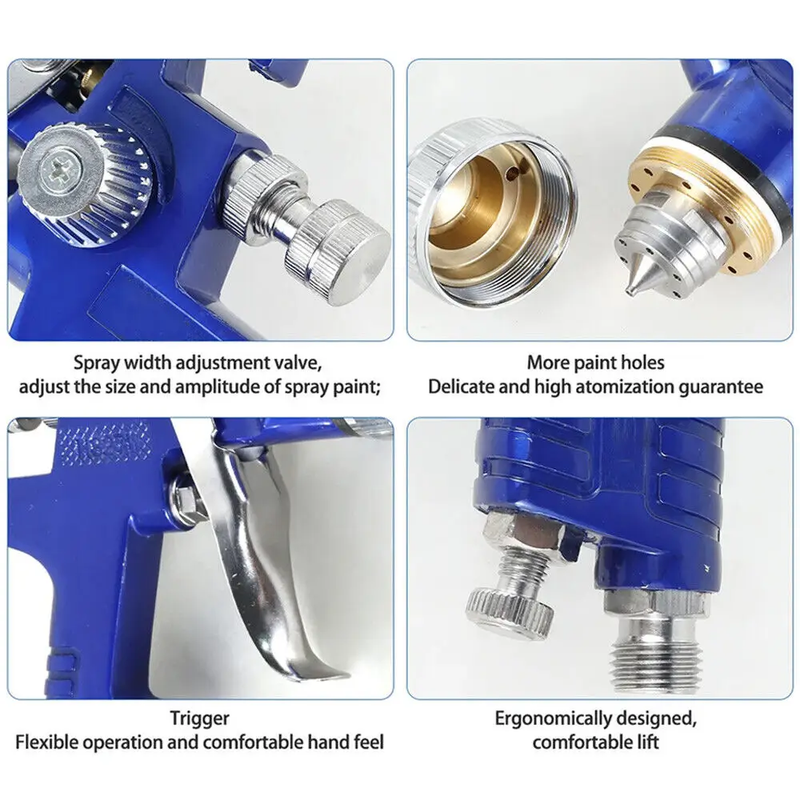 2PCS Paint Spray Gun Kit