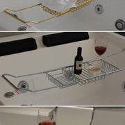 g8buynz g8buynz Stainless Steel  Bathtub Trays, Expandable Shower Bathtub Tray Over Bath Tub Gold Stainless Steel  Bathtub Trays, Expandable Shower Bathtub Tray Over Bath Tub Gold