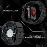 g8buynz g8buynz Stainless Case Band Compatible with Apple Watch Black Stainless Case Band Compatible with Apple Watch Black