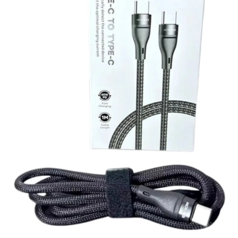 Mobigo 1m 65W Type-C to C cable GO1TT by 9eight5