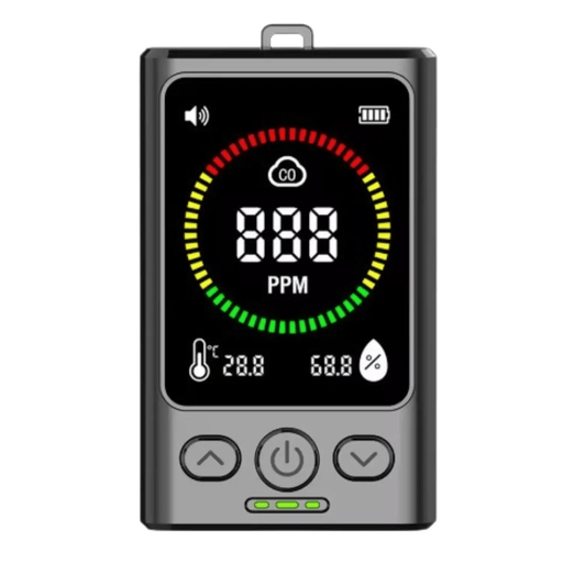 9eight5 HBC Carbon Monoxide Detector Indoor CO Detector With Temp Humidity Alarm