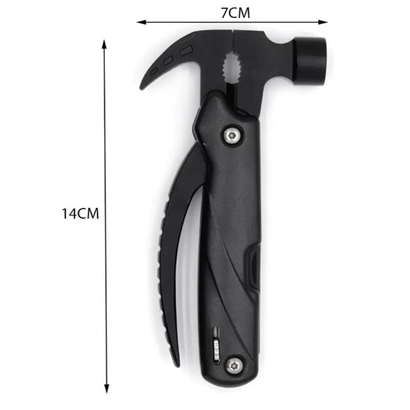g8buynz Multitool-12 in 1 Camping Tools with Mini Hammer Multitool-12 in 1 Camping Tools with Mini Hammer