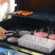 g8buynz g8buynz Smoker Box for BBQ Grill Wood Chips -  Stainless Steel Smoker Box for BBQ Grill Wood Chips -  Stainless Steel