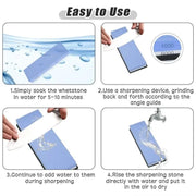 g8buynz Sharp Pebble Premium Whetstone Knife Sharpening Stone 2 Side Grit 1000/6000 Waterstone Sharp Pebble Premium Whetstone Knife Sharpening Stone 2 Side Grit 1000/6000 Waterstone