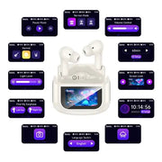 BroDeals Earphone TWS Earbud with LCD Touch Screen TWS Earbud with LCD Touch Screen