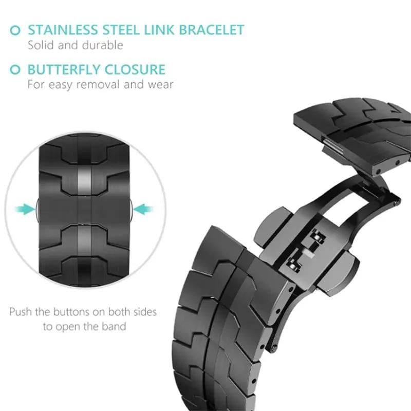 g8buynz g8buynz Stainless Steel Band for Apple Watch Ultra Band Metal Strap with Folding Clasp 4 Stainless Steel Band for Apple Watch Ultra Band Metal Strap with Folding Clasp 4