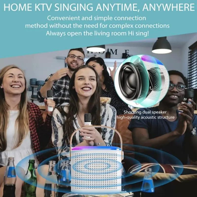 g8buynz g8buynz Portable Bluetooth Karaoke Speaker with Wireless handheled Microphones S Portable Bluetooth Karaoke Speaker with Wireless handheled Microphones S