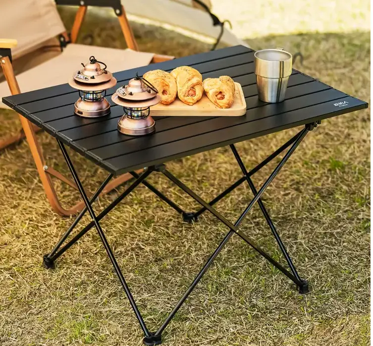 Ecotrek Aluminum Alloy Roll-Up Camping Table - PRI10116 by ECOTREK