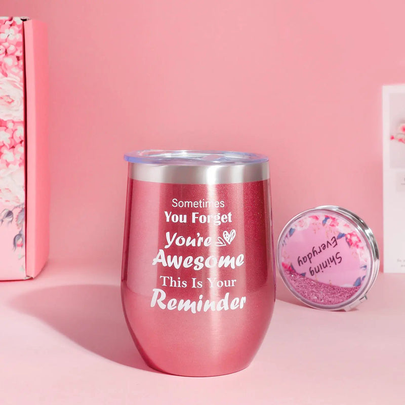 Rosy Aroma Candle Bath Gift Box by Poppy Gifts