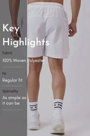 Edge Shorts White by Fuaark Nz