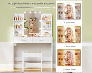 Dressing Table With Mirror by The Shopsite
