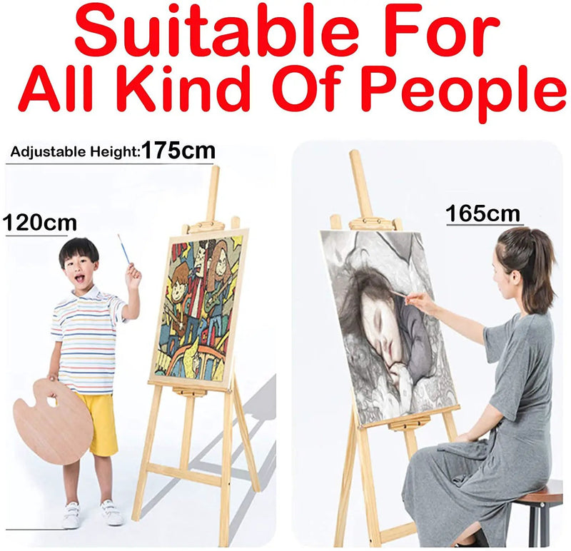 1.75M Wooden Easel by salelink.co.nz