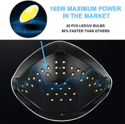LED UV Nail Lamp 168W 42LED by salelink.co.nz
