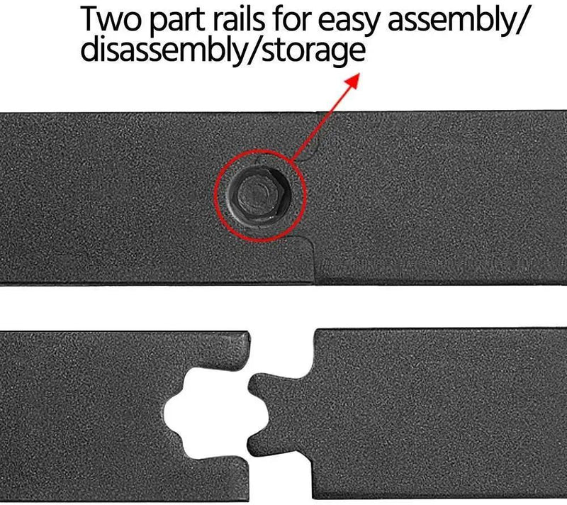 2M Sliding Barn Door Hardware Kit by salelink.co.nz