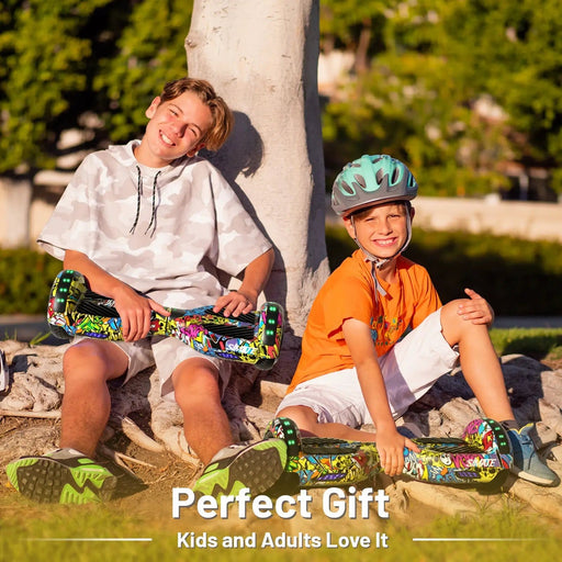 Kiwi eRide Kiwi Hoverboard Simate P6 Hoverboard Graffiti Simate P6 Hoverboard Graffiti