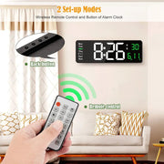 Large Digital Wall Clock by salelink.co.nz