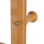 Wooden Coat Rack on Wheels 80cm by salelink.co.nz