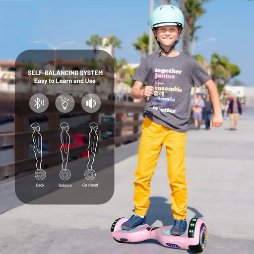 Kiwi eRide Kiwi Hoverboard Simate P6 Hoverboard Pink Simate P6 Hoverboard Pink