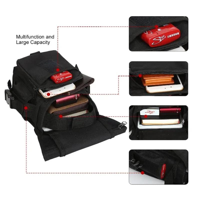g8buynz g8buynz Men's Drop Leg Pouch Tools Bags Tactical Leg Bag Black Men's Drop Leg Pouch Tools Bags Tactical Leg Bag Black