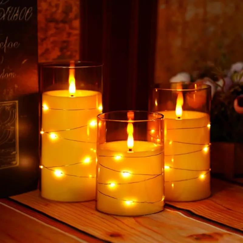 g8buynz g8buynz 5 Pc Flameless LED Candles with Timer Flickering Flameless Candles T 5 Pc Flameless LED Candles with Timer Flickering Flameless Candles T
